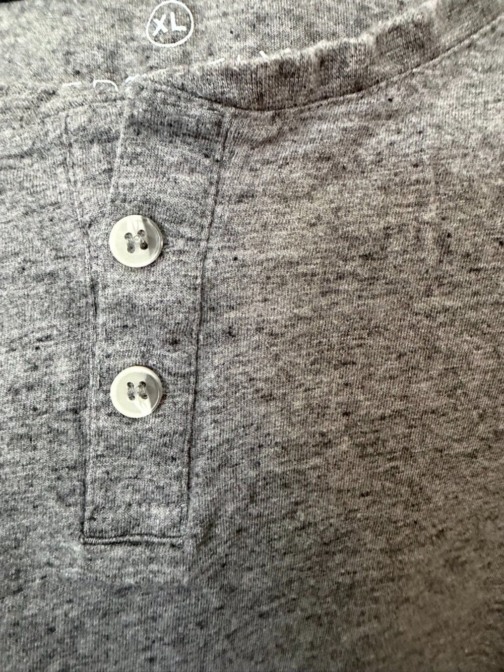 Free Fly Short Sleeve Grey Henley - Picture 4 of 5